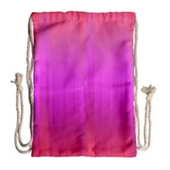 Fuchsia Ombre Color  Drawstring Bag (large) by SpinnyChairDesigns