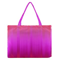 Fuchsia Ombre Color  Zipper Medium Tote Bag by SpinnyChairDesigns