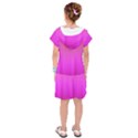 Fuchsia Ombre Color  Kids  Drop Waist Dress View2