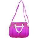 Fuchsia Ombre Color  Rope Handles Shoulder Strap Bag View3