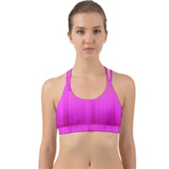 Fuchsia Ombre Color  Back Web Sports Bra by SpinnyChairDesigns