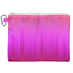 Fuchsia Ombre Color  Canvas Cosmetic Bag (xxl) by SpinnyChairDesigns