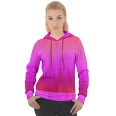 Fuchsia Ombre Color  Women s Overhead Hoodie