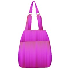 Fuchsia Ombre Color  Center Zip Backpack by SpinnyChairDesigns