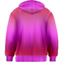 Fuchsia Ombre Color  Kids  Zipper Hoodie Without Drawstring View2