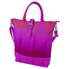 Fuchsia Ombre Color  Buckle Top Tote Bag by SpinnyChairDesigns