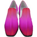 Fuchsia Ombre Color  Women Slip On Heel Loafers View1