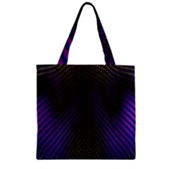 Alien Skin Glow Zipper Grocery Tote Bag by SpinnyChairDesigns