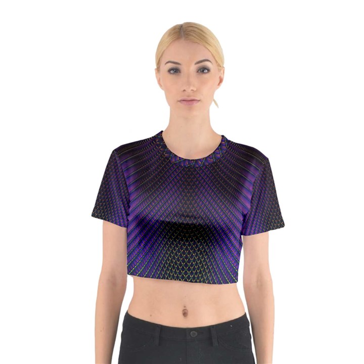 Alien Skin Glow Cotton Crop Top