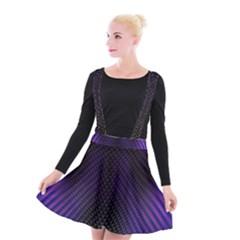 Alien Skin Glow Suspender Skater Skirt by SpinnyChairDesigns