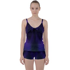 Alien Skin Glow Tie Front Two Piece Tankini by SpinnyChairDesigns