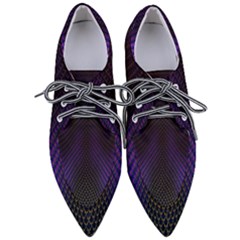 Alien Skin Glow Pointed Oxford Shoes by SpinnyChairDesigns