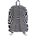 Black and White Stripes Travelers  Backpack View3