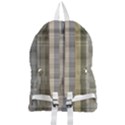 Beige Tan Madras Plaid Foldable Lightweight Backpack View2