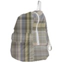 Beige Tan Madras Plaid Foldable Lightweight Backpack View4