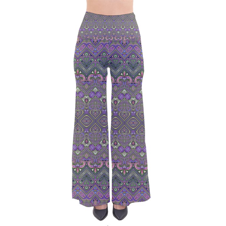 Boho Hearts and Flowers So Vintage Palazzo Pants