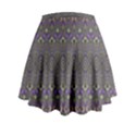 Boho Hearts and Flowers Mini Flare Skirt View2