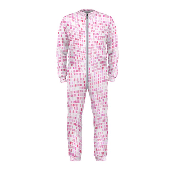 Pink and White Checkered OnePiece Jumpsuit (Kids)