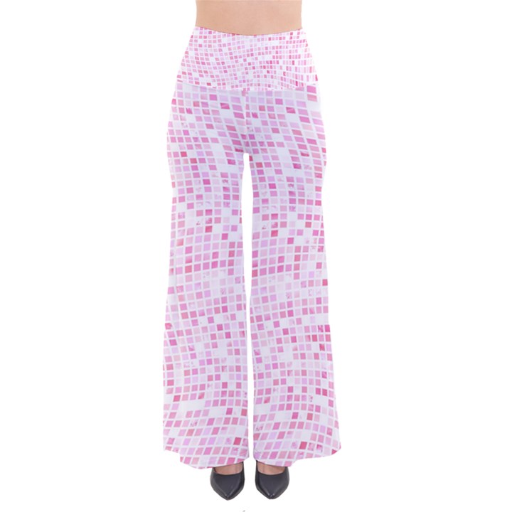 Pink and White Checkered So Vintage Palazzo Pants