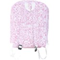 Pink and White Checkered Full Print Backpack View2