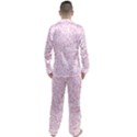 Pink and White Checkered Men s Long Sleeve Satin Pyjamas Set View2