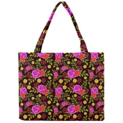 Background Rose Wallpaper Mini Tote Bag