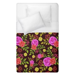 Background Rose Wallpaper Duvet Cover (single Size)