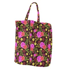 Background Rose Wallpaper Giant Grocery Tote