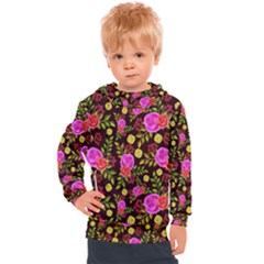 Background Rose Wallpaper Kids  Hooded Pullover