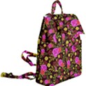 Background Rose Wallpaper Buckle Everyday Backpack View2