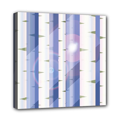 Birch Tree Forest Digital Mini Canvas 8  X 8  (stretched) by Mariart