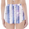 Birch Tree Forest Digital High-Waisted Bikini Bottoms View2