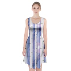 Birch Tree Forest Digital Racerback Midi Dress by Mariart