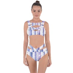 Birch Tree Forest Digital Bandaged Up Bikini Set  by Mariart