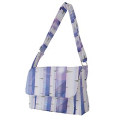 Birch Tree Forest Digital Full Print Messenger Bag (s)