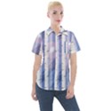 Birch Tree Forest Digital Women s Short Sleeve Pocket Shirt View1