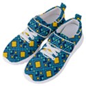 Geometric Abstract Diamond Women s Velcro Strap Shoes View2