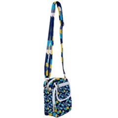 Geometric Hypnotic Shapes Shoulder Strap Belt Bag by tmsartbazaar