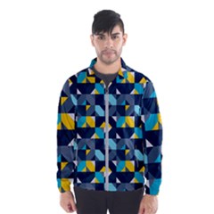 Geometric Hypnotic Shapes Men s Windbreaker by tmsartbazaar