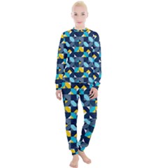 Geometric Hypnotic Shapes Women s Lounge Set by tmsartbazaar