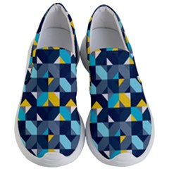 Geometric Hypnotic Shapes Women s Lightweight Slip Ons by tmsartbazaar