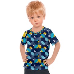 Geometric Hypnotic Shapes Kids  Sports Tee