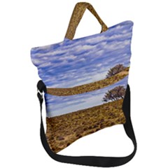 Patagonia Landscape Scene, Santa Cruz - Argentina Fold Over Handle Tote Bag by dflcprintsclothing