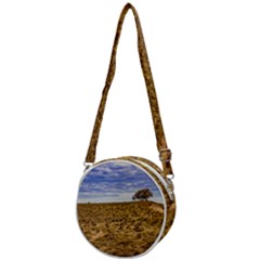 Patagonia Landscape Scene, Santa Cruz - Argentina Crossbody Circle Bag by dflcprintsclothing