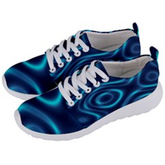 Blue Wavy Men s Lightweight Sports Shoes by Sabelacarlos