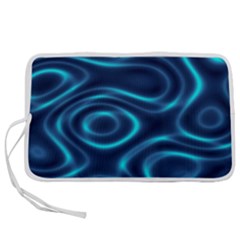 Blue Wavy Pen Storage Case (s)