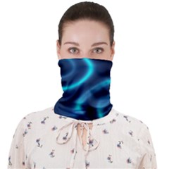 Blue Wavy Face Covering Bandana (adult) by Sabelacarlos