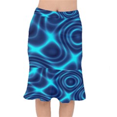 Blue Wave 2 Short Mermaid Skirt by Sabelacarlos