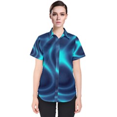 Blue Wave 2 Women s Short Sleeve Shirt