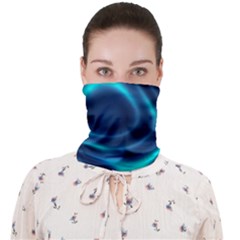 Blue Wave 2 Face Covering Bandana (adult) by Sabelacarlos